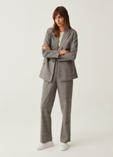 Ovs Double-Breasted Stretch Blazer